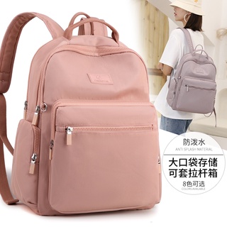 【Colorful Fox】[fox] Balo unisex Sức Chứa Lớn Chống Nước Đựng laptop Có Thể Lót Vào Vali