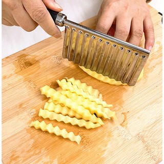 Dao thái rau củ lượn sóng