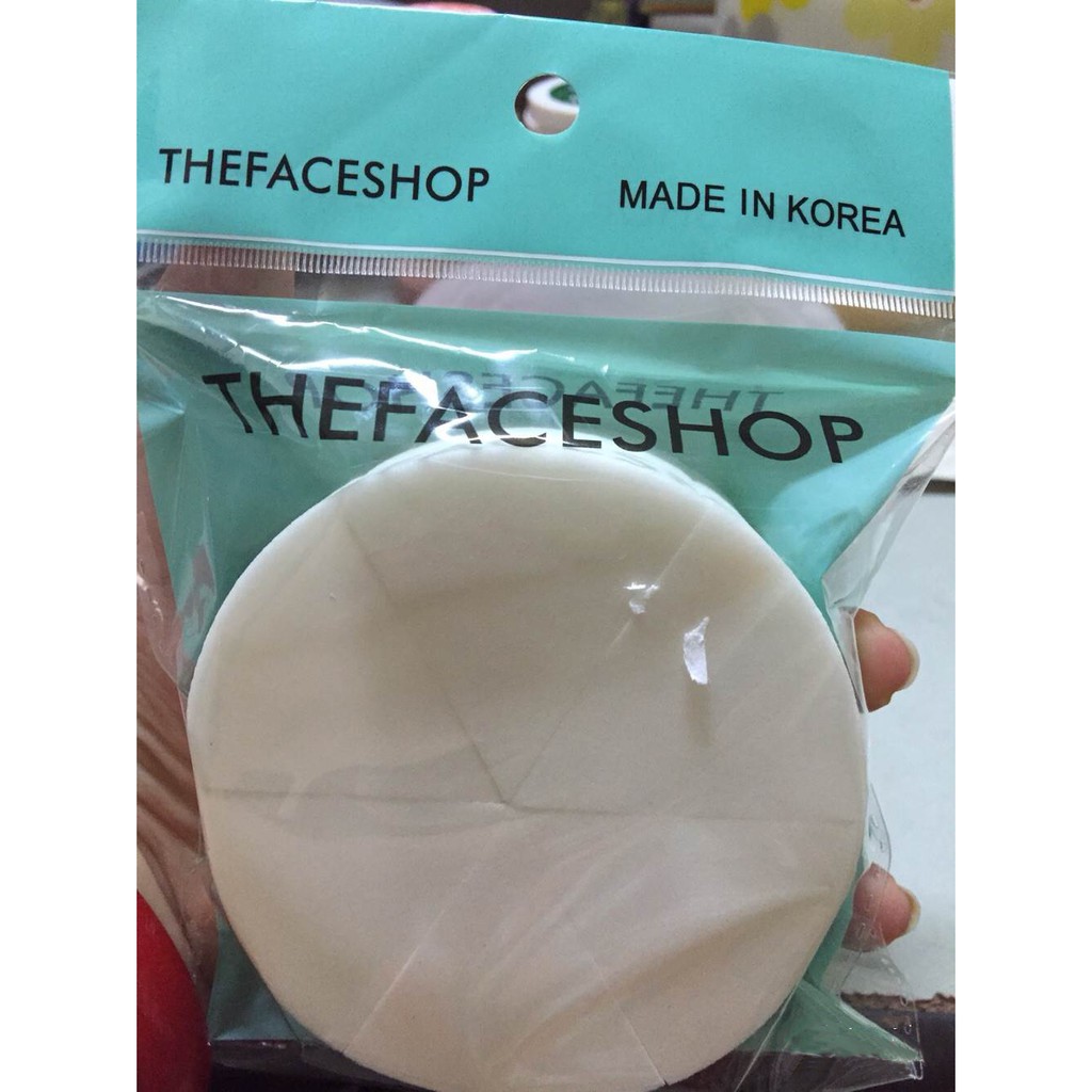 Bông Phấn Round Flocked Puff 2 Tấm