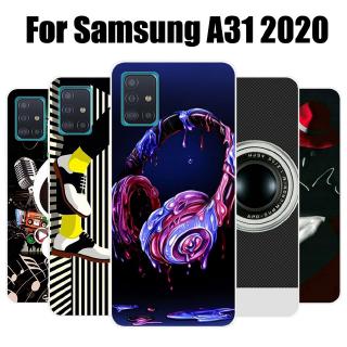 Ốp điện thoại mềm in họa tiết cho Samsung Galaxy A31 2020