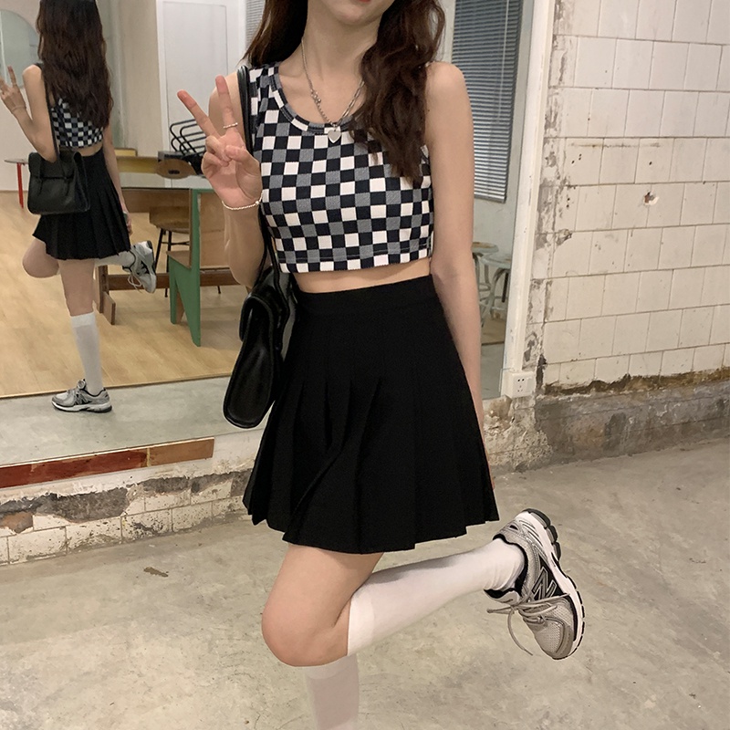 Áo Sát Nách Dáng Ôm In Họa Tiết Thời Trang Mùa Hè Hàn Quốc Cho Nữ