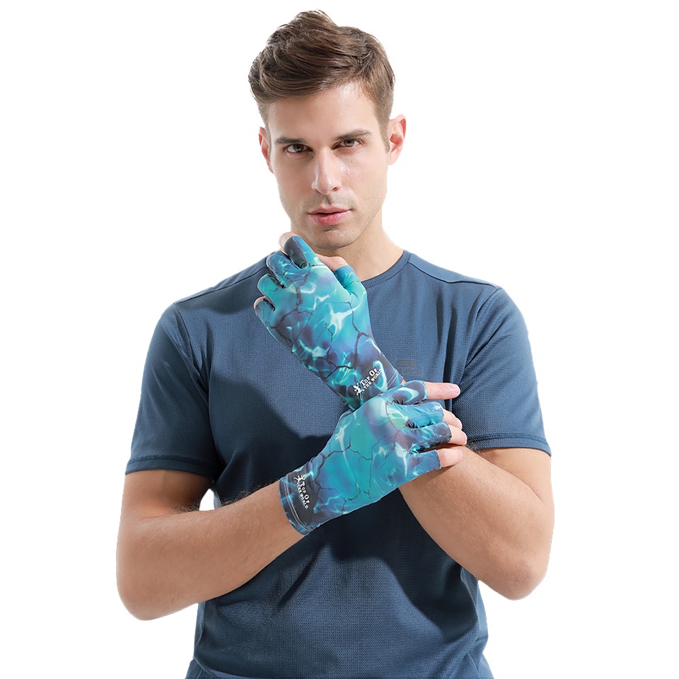 Đôi găng tay thể thao hở ngón thoáng khí chống trượt