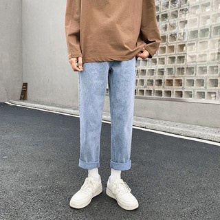 Quần baggy xanh trơn nam nữ phong cách unisex, lên dáng siêu chất - Z01 Town