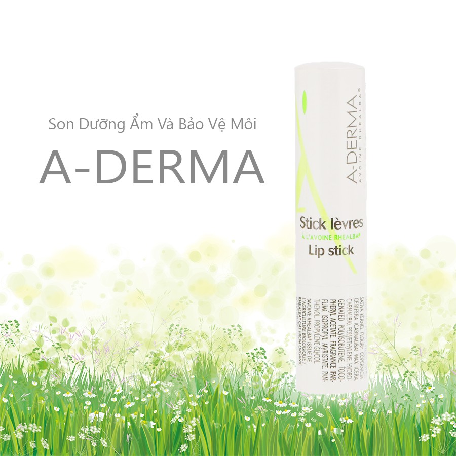 A-derma Lip Stick 4g Son dưỡng ẩm, tái tạo và phục hồi