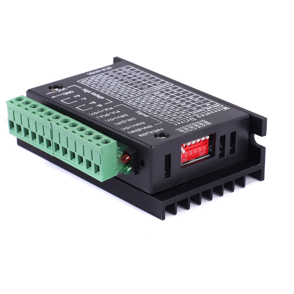 Bộ điều khiển động cơ bước 42/57 phiên bản nâng cấp TB6600 32 cấp 4.0A 42V xung điện 3-24V với vỏ bằng sắt