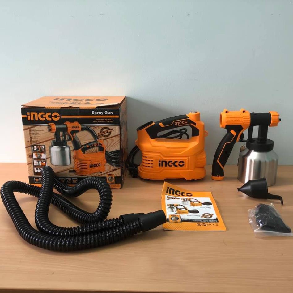 Máy phun sơn dùng điện bình nhôm 550W INGCO SPG5008-2