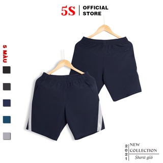 Quần Short Nam Thể Thao 5S (5 màu) Vải Gió Mềm, Siêu Nhẹ, Dáng Thể Thao, Thiết Kế Trẻ Trung Năng Động (QSG21007S1-02)