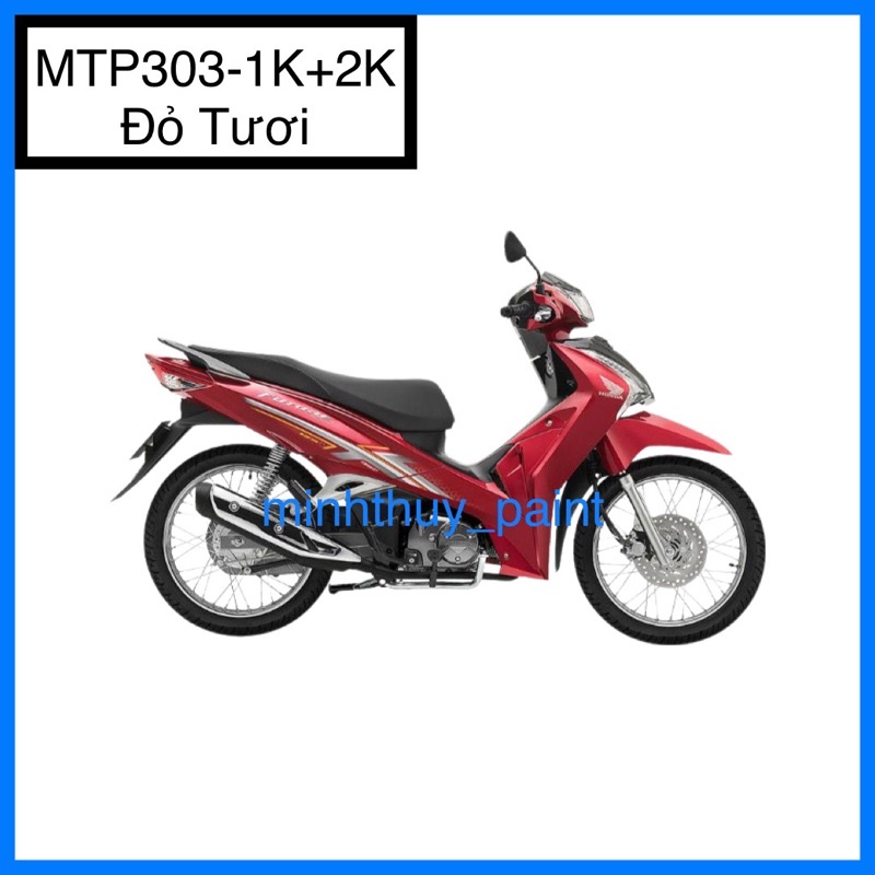 Sơn xe máy Honda Future màu Đỏ tươi MTP301-1K và MCP301-2K Ultra Motorcycle Colors