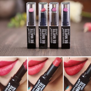 Son Lì Siêu Mịn Môi City Color Be Matte Lipstick Chính Hãng MỸ