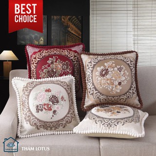 Vỏ Gối Tựa Tây Âu Kèm Ruột Gối Lotushouse