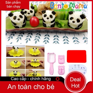 Bộ khuôn ép cơm panda baby gấu trúc