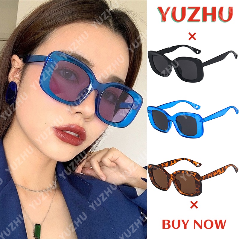 Kính Mát Gọng Vuông Cỡ Lớn Phong Cách Âu Mỹ Thời Trang