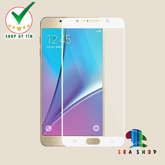 Kính cường lực 21D và 9D cho Samsung Galaxy Note 5 Full màn hình - Cảm ứng mượt mà