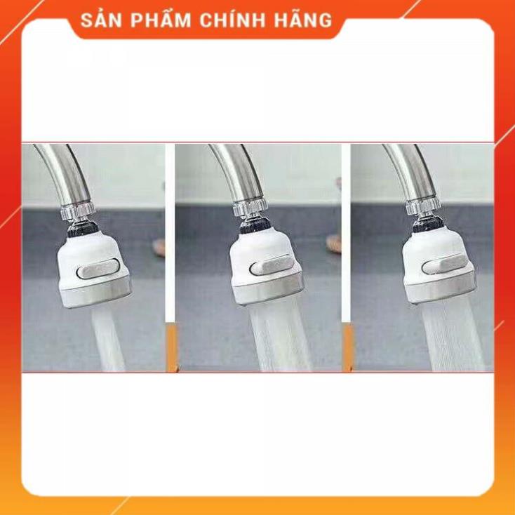 Đầu nối vòi nước bồn rửa chén tăng áp 200% xoay 360 độ