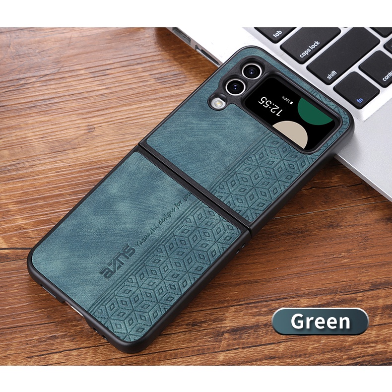 Ốp Điện Thoại Da Chống Sốc Cho Samsung Galaxy Z Flip 4 5G Filp 3 SS Z Flip 3 5G Galaxy Flip4