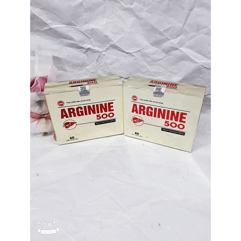 Viên giải độc gan ARGININE 500mg, giúp bổ gan, tăng cường chức năng gan,giúp giảm men gan