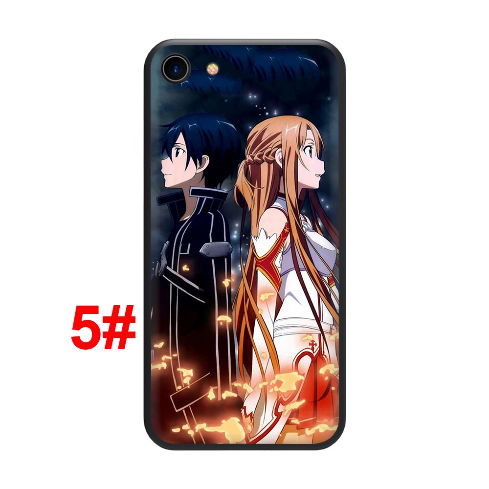 Ốp điện thoại silicon mềm phong cách phim Sword Art Online cho Realme 5 Pro 3 Pro 2 A5 X Lite XT X2 Q 267F