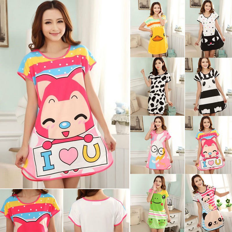 Bộ pijama ngủ ngắn tay , họa tiết chấm bi cho nữ