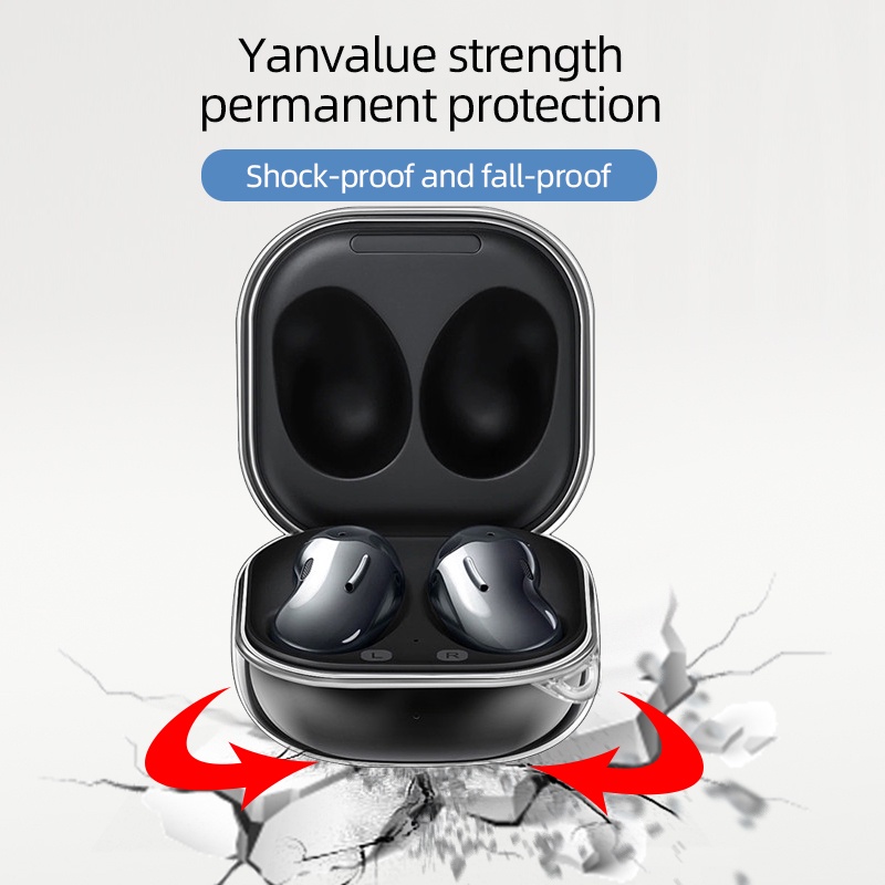 Vỏ bảo vệ hộp sạc tai nghe Samsung Galaxy Buds Live / Bud Pro bằng PC chống sốc chống bụi
 #3