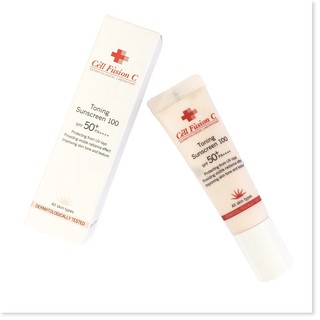 [Mã giảm giá tích lũy] Kem Chống Nắng Cell Fusion C Toning Sunscreen 100 SPF 50 10ml (Hồng)