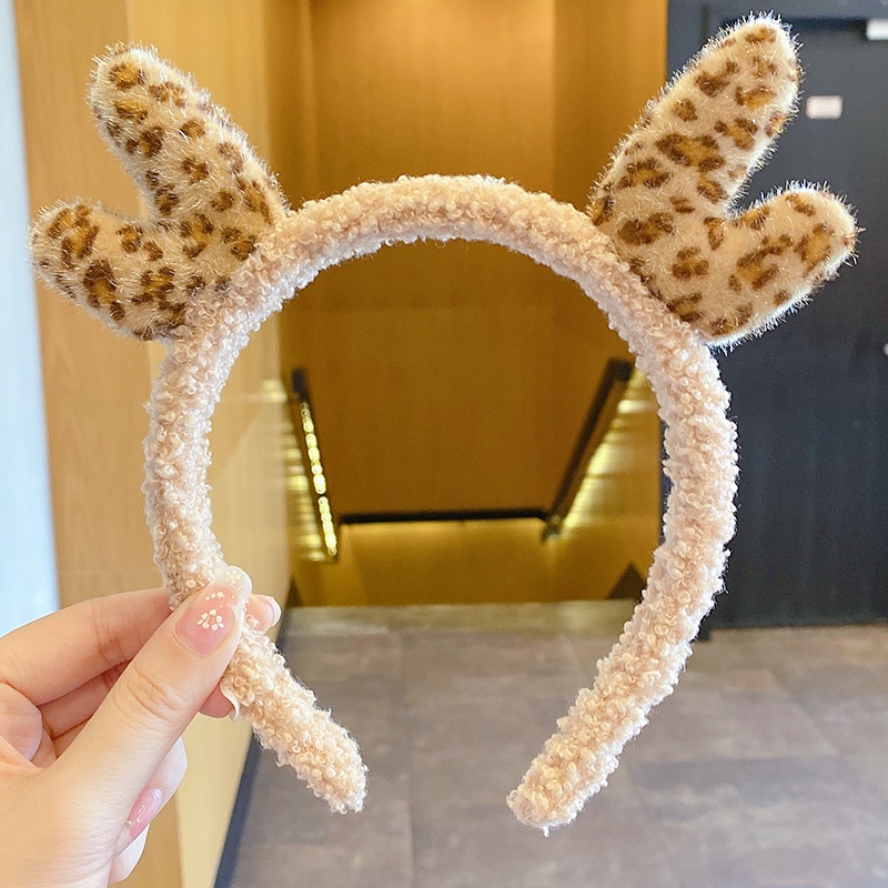 Băng đô lông nhung chống trượt kiểu dáng dễ thương xinh xắn dành cho nữ