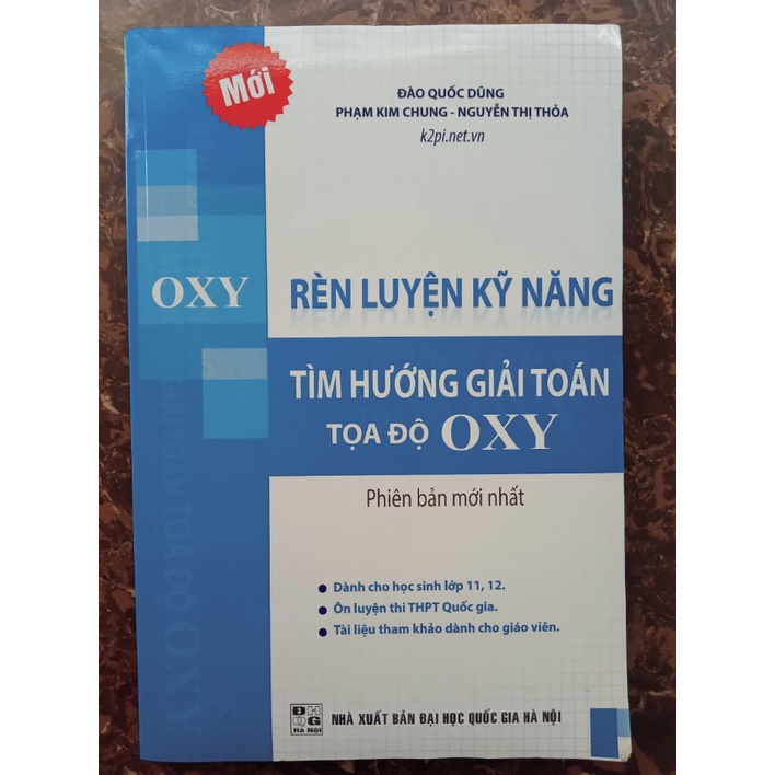 Sách - Rèn Luyện Kỹ Năng Tìm Hướng Giải Toán Tọa Độ OXY
