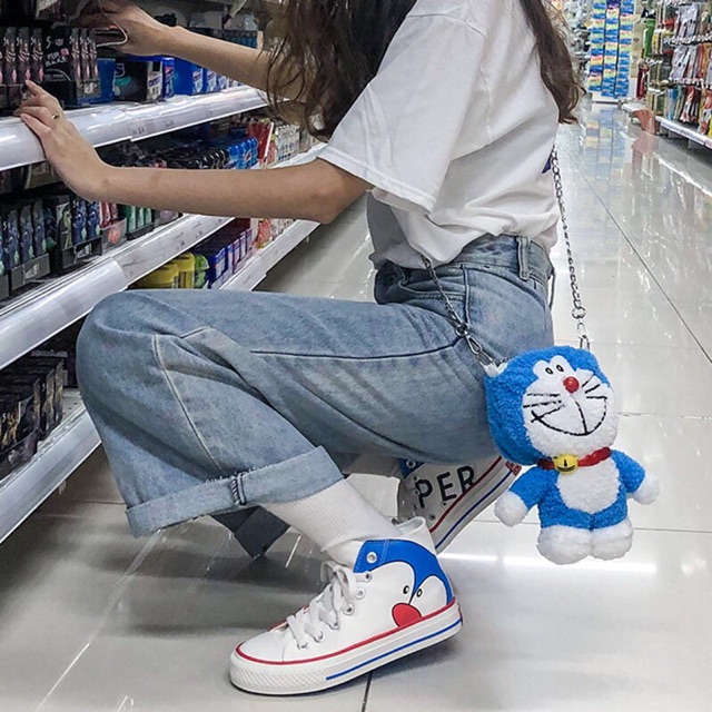 [ FREE SHIP ĐƠN 99K ]_Giày CV bản Doraemon