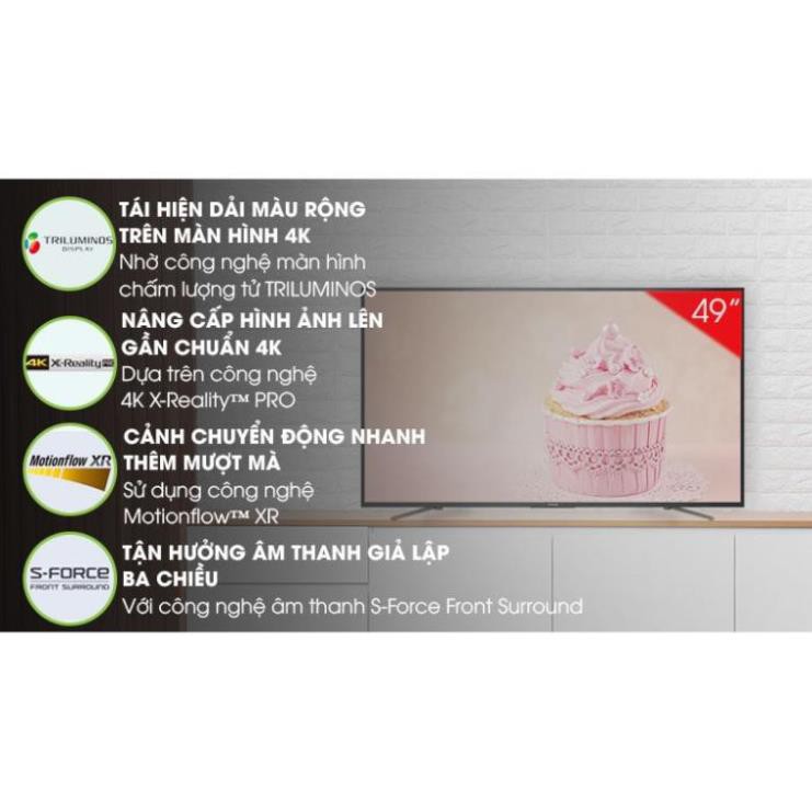 Tivi Sony 49 inch 4K Smart 4K KD-49X7000G (Miễn phí vận chuyển nội thành Hà Nội) | BigBuy360 - bigbuy360.vn