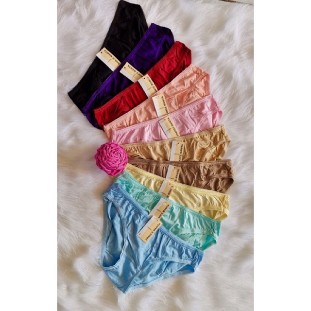 10 QUẦN LÓT COTTON TRƠN LOẠI 1