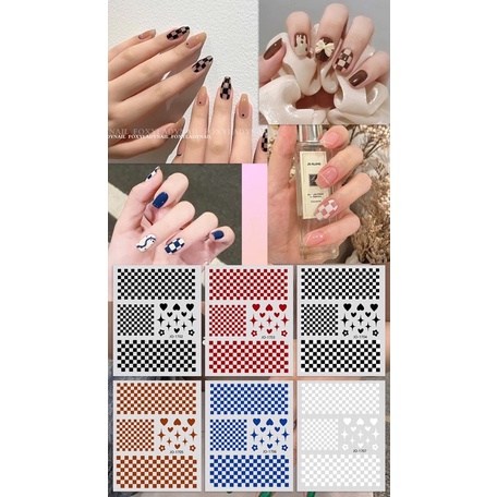 sticker 3d dán móng tay nail mới 2022