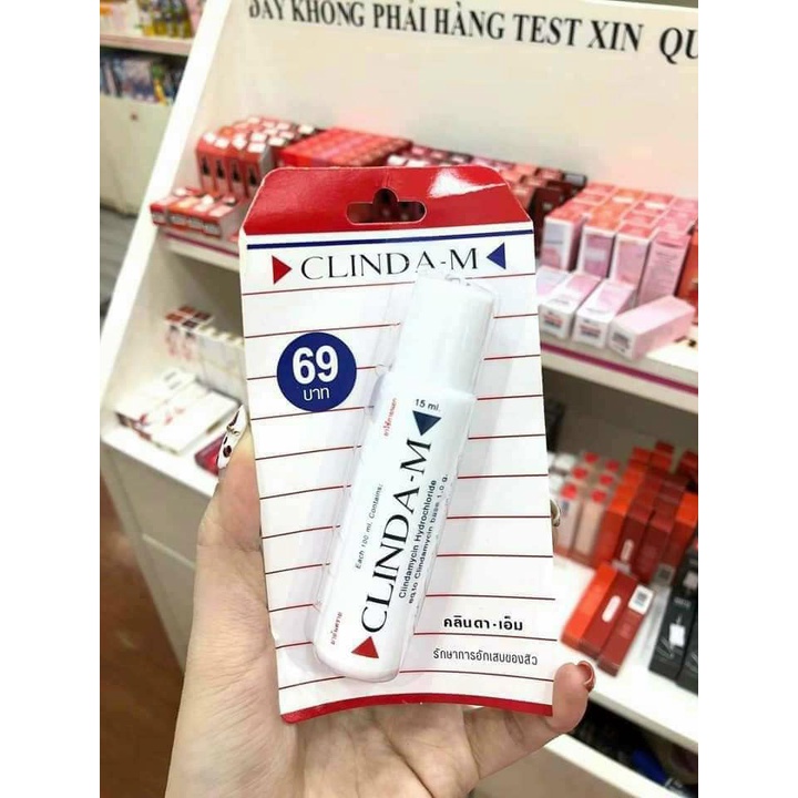 Kem Chấm Mụn Clinda M Thái Lan (Mụn Bọc, Mụn Ẩn, Mụn Mủ)