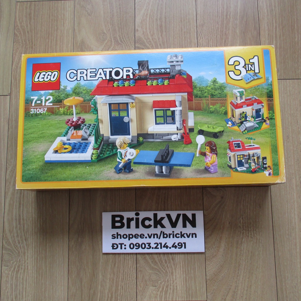 LEGO Creator 31067 Ngôi Nhà Nghỉ Dưỡng Bể Bơi