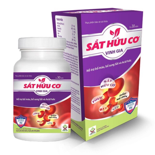 Sắt Hữu Cơ Vinh Gia