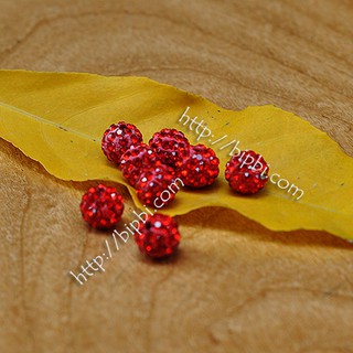 Hạt châu gắn pha lê size 10mm các màu