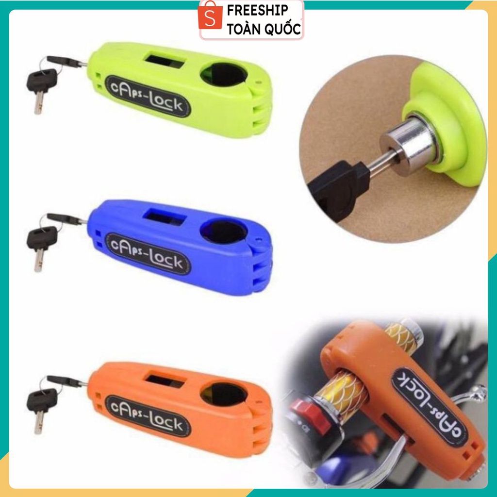Khóa phanh, thắng xe máy caps lock khóa tay ga tay phanh chống trộm . .