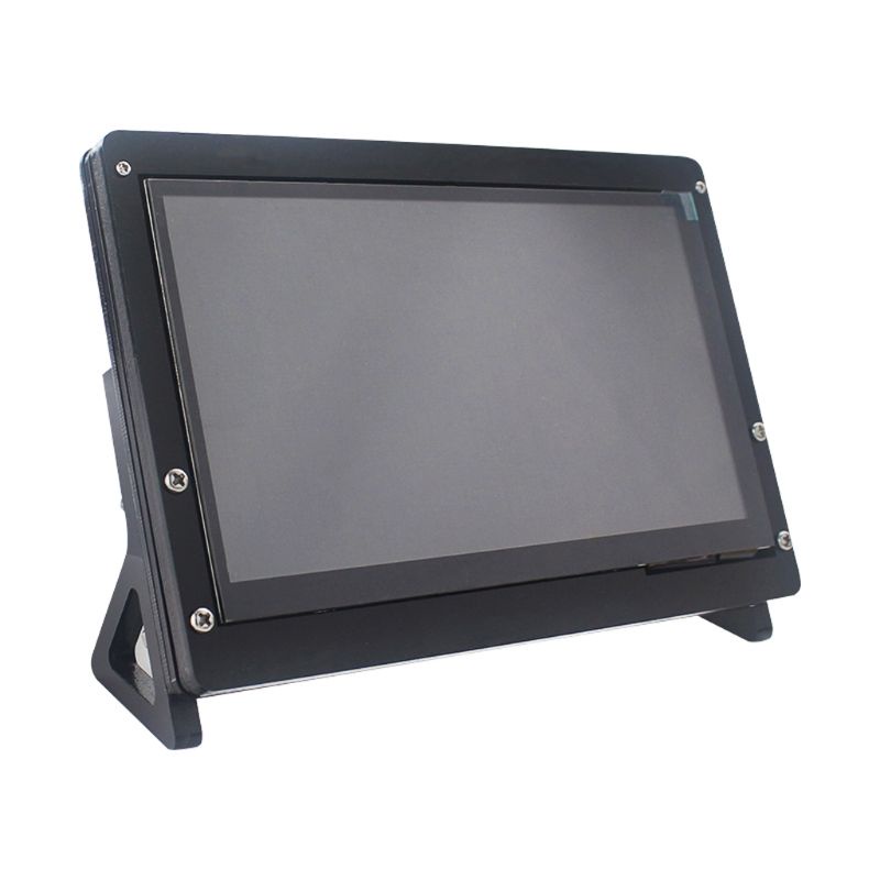 SHAS 7 Inch Capacitive Touch Screen Monitor 1024×600 HD LCD Display HDMI-compatible Input Built in Speaker for Raspberry Pi | BigBuy360 - bigbuy360.vn