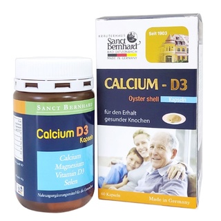 CALCIUM-D3 KAPSELN SANCT BERNHARD ( 60 VIÊN )