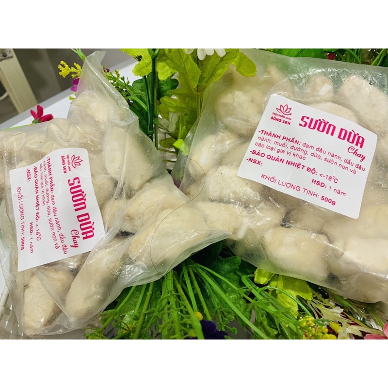 500g SƯỜN DỪA CHAY / Chỉ bán tại HCM