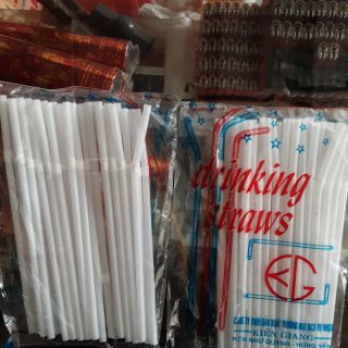 ống hút gấp trắng như hình(combo 5 goi)