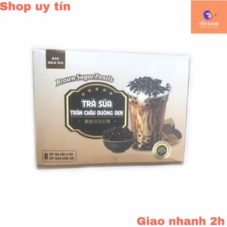 ️🎈️bao chuẩn🎈 trà sữa trân châu đường đen tự pha
