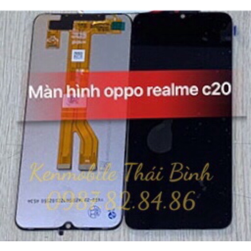 Màn Hình Nguyên Bộ Realme C20 / Realme C21 / Realme C11 2021 / Realme Narzo 50i (tặng keo dán + cường lực)