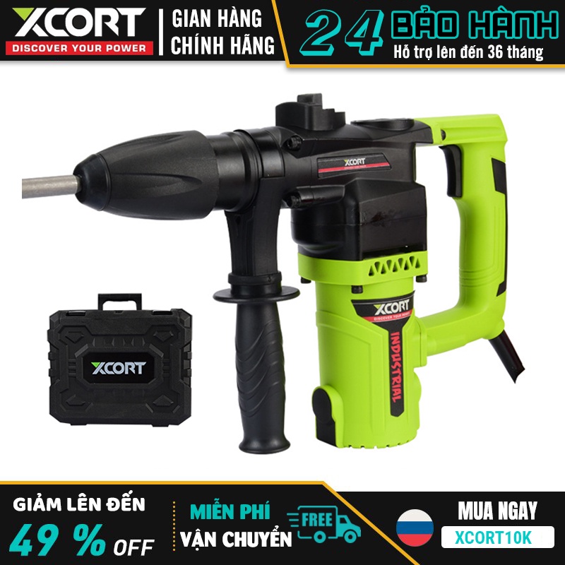 Máy đục bê tông cầm tay - Máy khoan cầm tay 1050W Kèm mũi đục