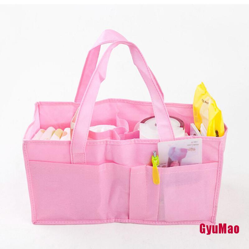 Túi Tote Đựng Tã Và Tã Di Động Màu Xanh Dương Và Hồng Di Động Cho Mẹ Bỉm Sữa Khi Đi Du Lịch