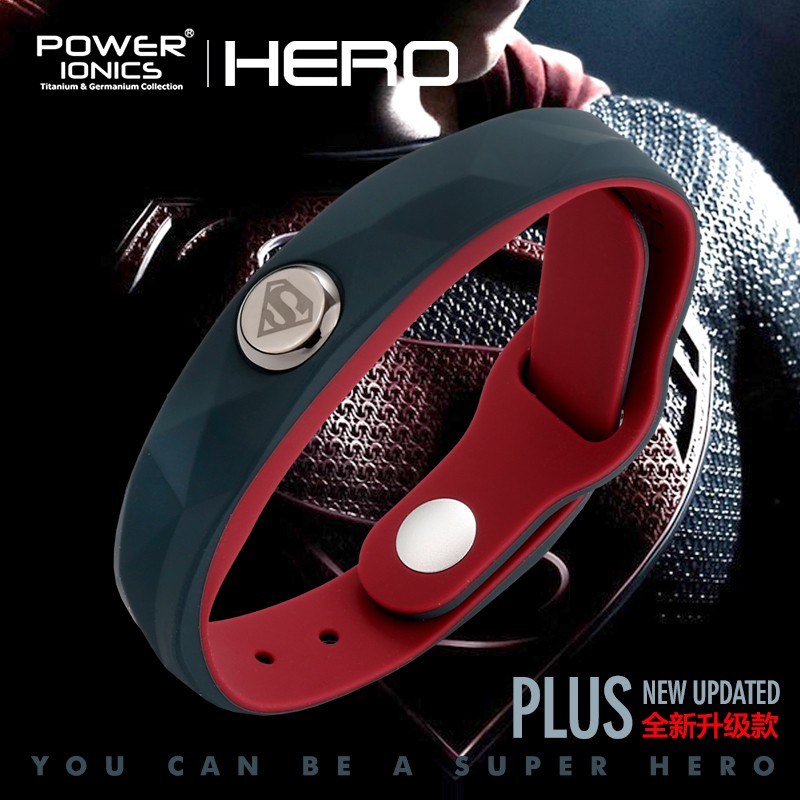 Vòng Đeo Tay Thể Thao 3000 ions Chống Nước Bằng Titan In Chữ Thời Trang