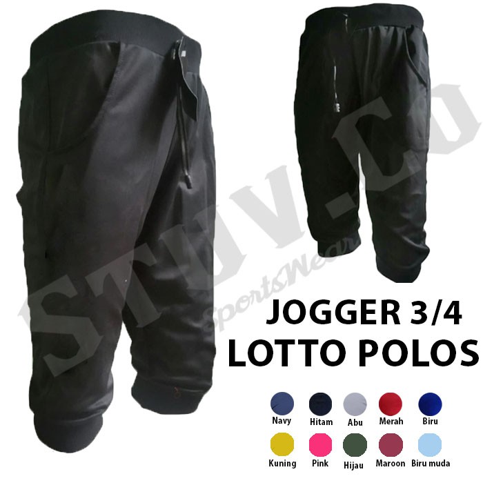 Quần JOGGER Lửng 3/4 Thời Trang Cho Nam Nữ