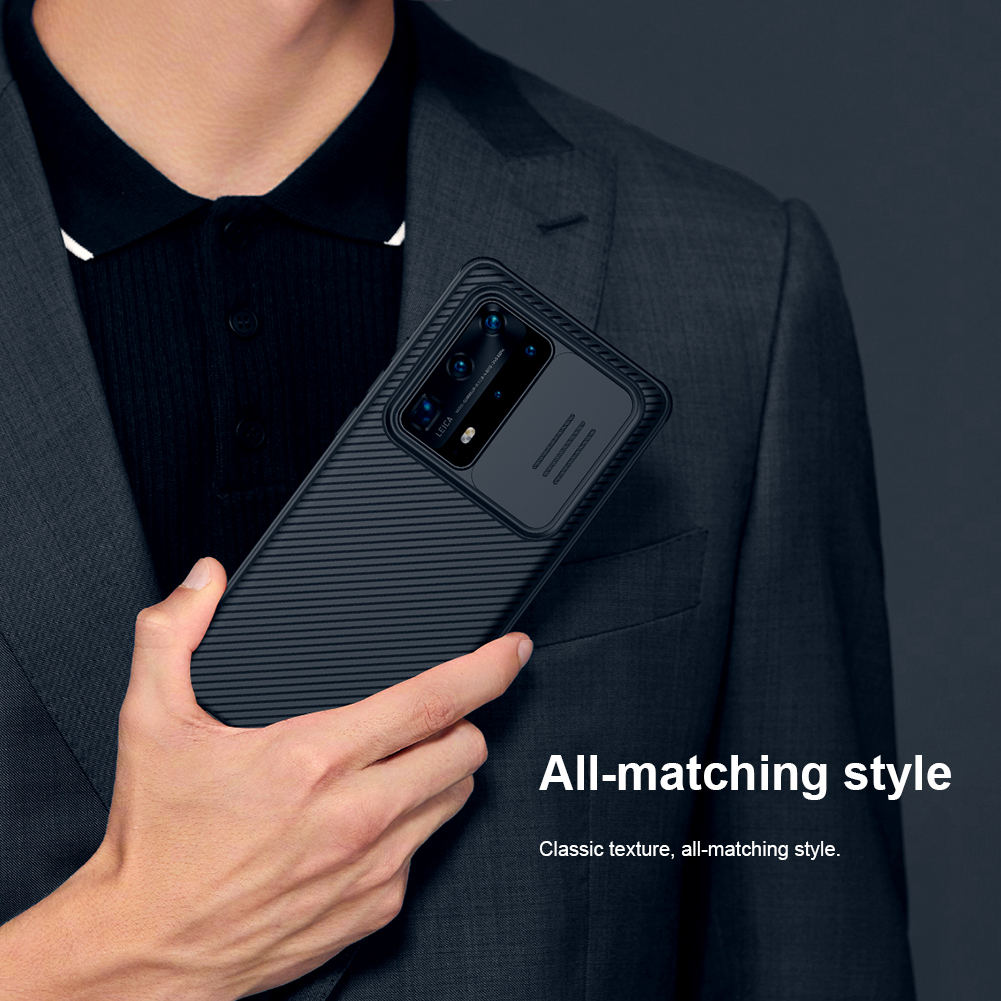 Ốp Điện Thoại Nillkin Camshield Pro Cho Huawei P40 Pro+ / P40 Pro Plus Bằng PC Cứng Thiết Kế Nắp Trượt Bảo Vệ Camera