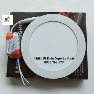 Đèn Led Panel Âm Tròn Mỏng 12w Ánh Sáng Trắng-Vàng