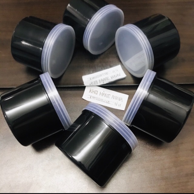 20 Hủ nhựa hấp dầu 500gr màu trắng /Màu trong suốt - hủ nhựa chiết kem - combo 20 hủ nhựa màu trắng sữa - chiêt mỹ phẩm