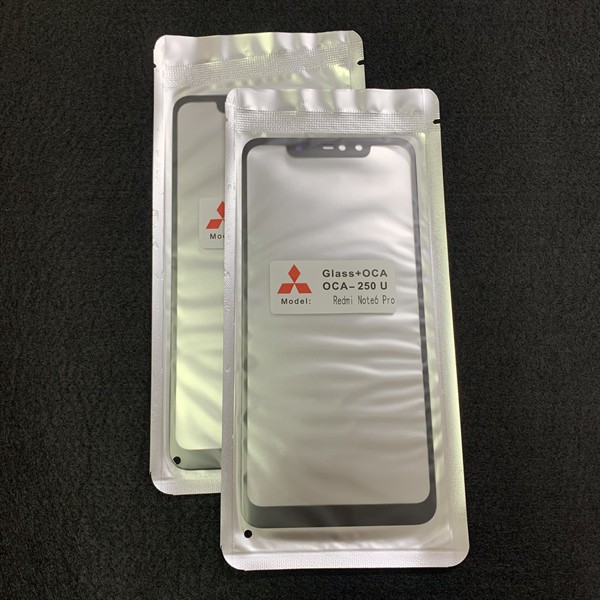 Kính liền keo Xiaomi Redmi Note 6 Pro ĐEN