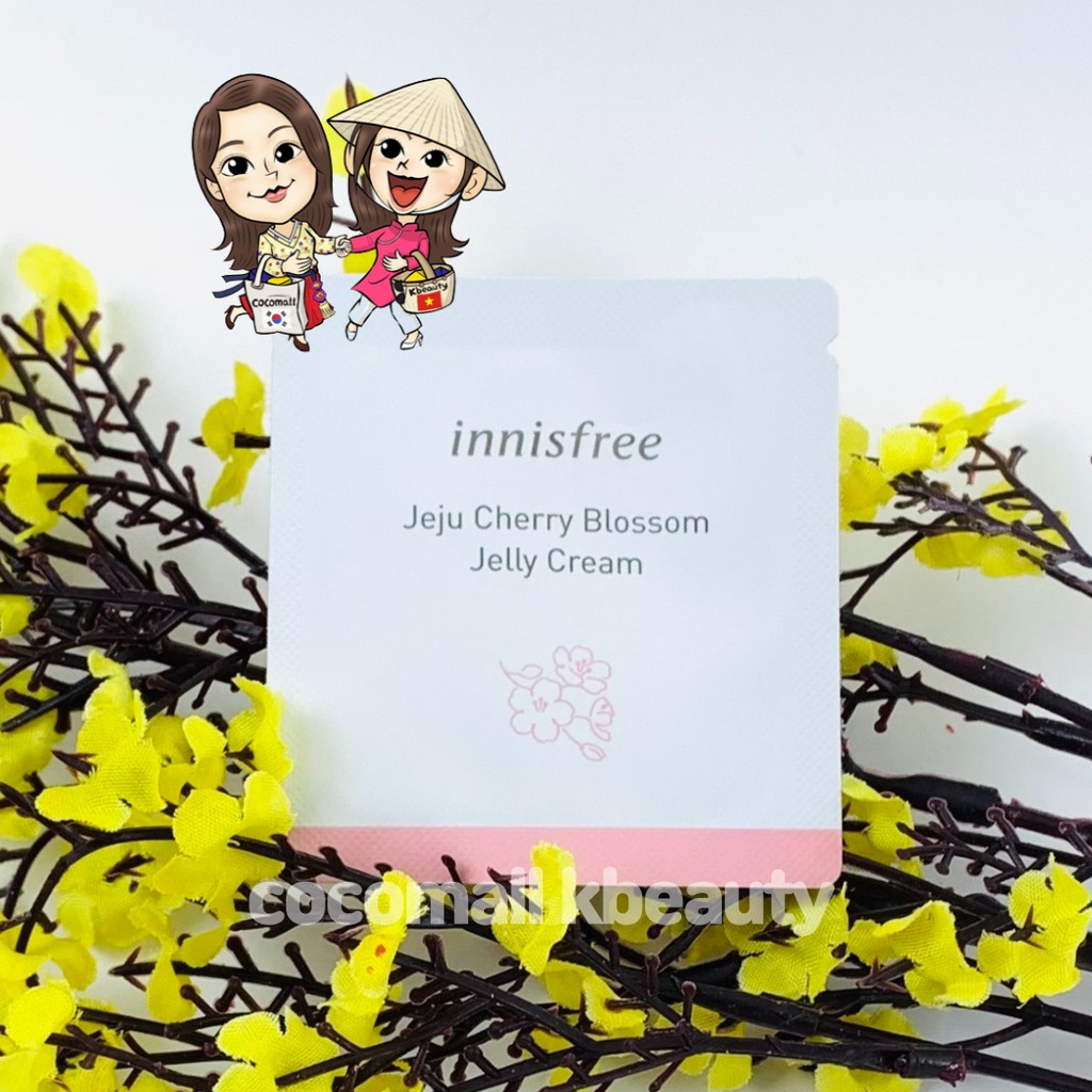 Kem Dưỡng Ẩm Dạng Gel Innisfree Jeju Cherry Blossom Jelly Cream 1ml